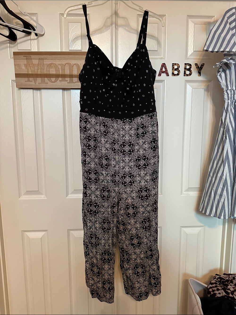 torrid Black & White Patterned Jumpsuit Romper